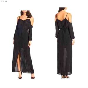 BB Dakota Black Keaton Cold Shoulder Woman’s Dress Size S